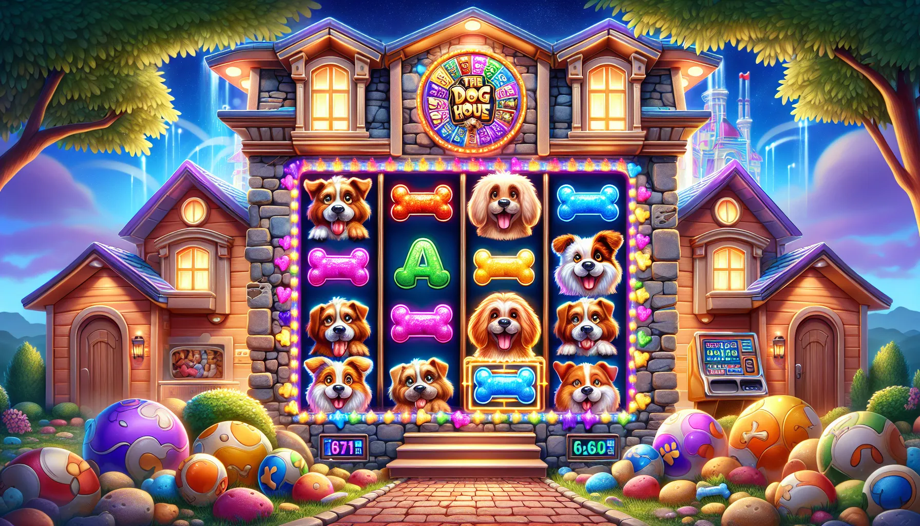 Слот  the dog house dog or alive играть